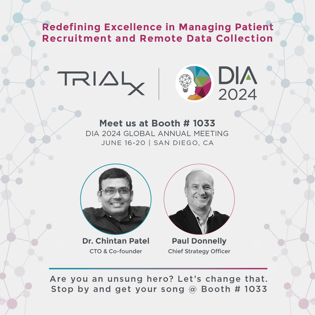 TrialX at DIA2024 Booth # 1033