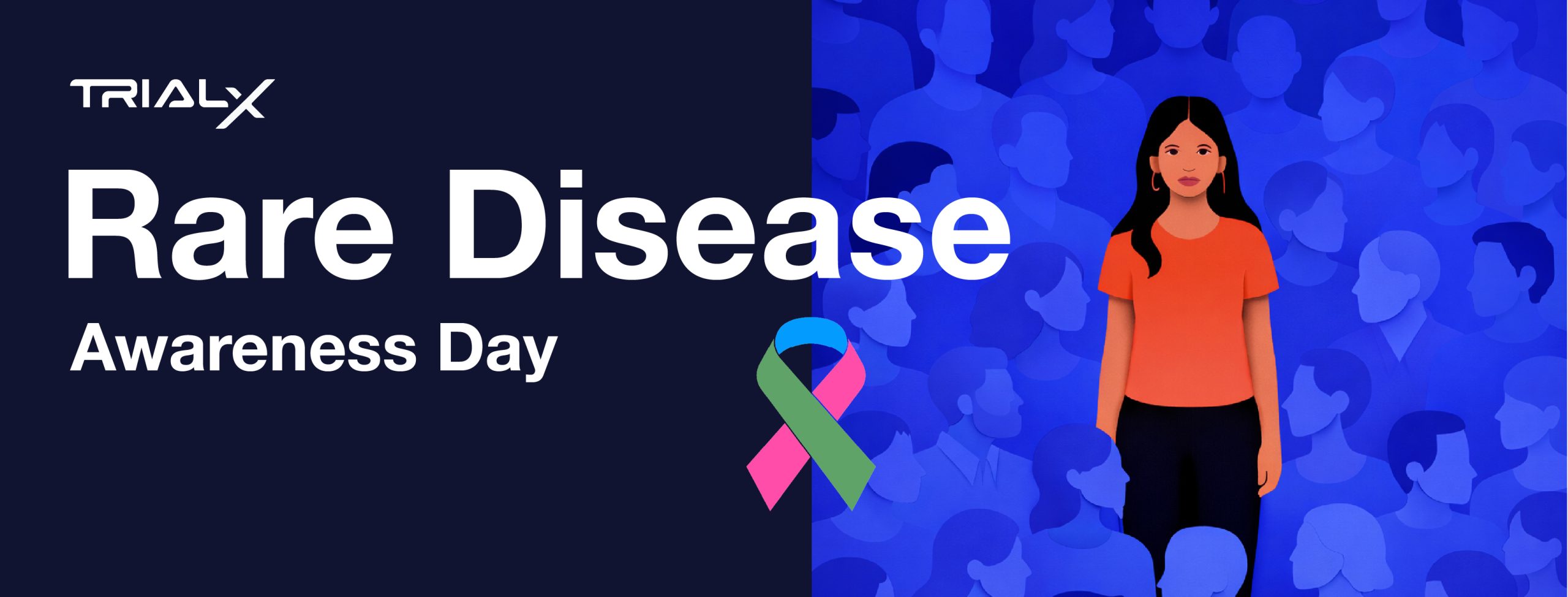 Illustration representing Rare Disease Day and clinical trial discovery for the Tuberous Sclerosis Complex community.