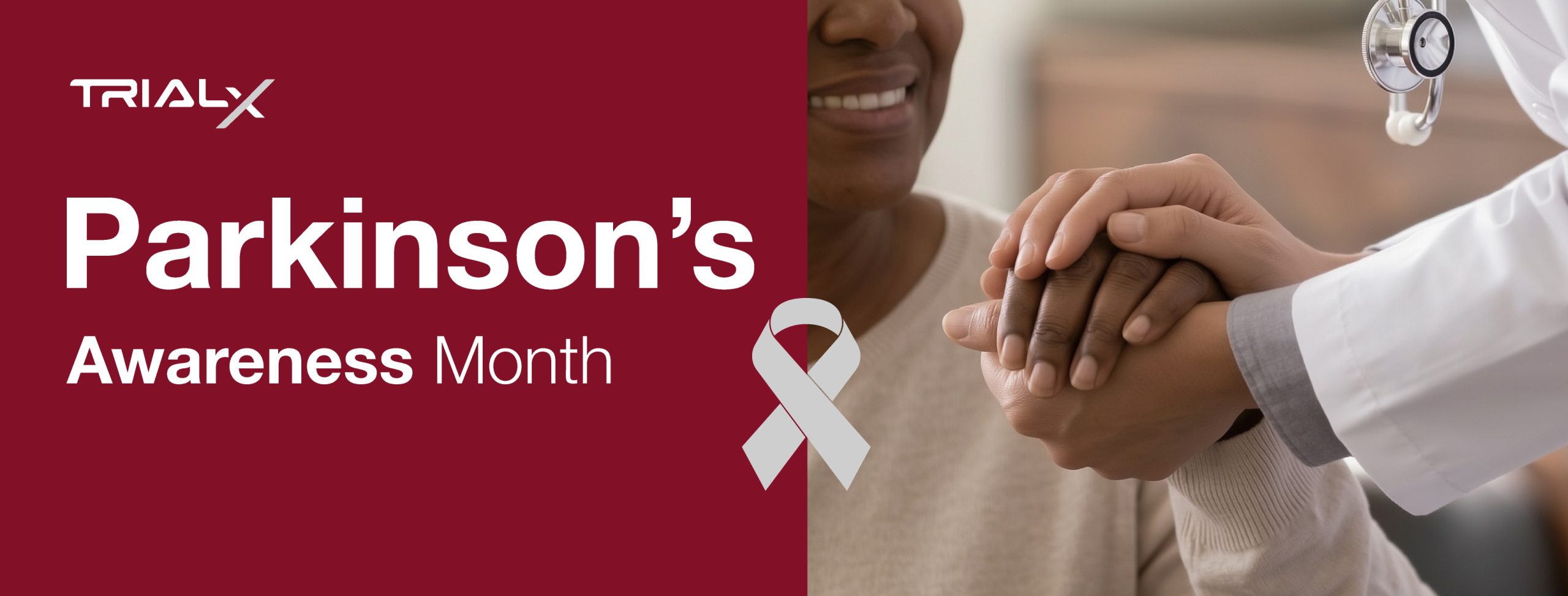 Fox Trial Finder homepage showing Guided Search, “Search on Your Own,” and multi-language options for exploring Parkinson’s clinical trials.